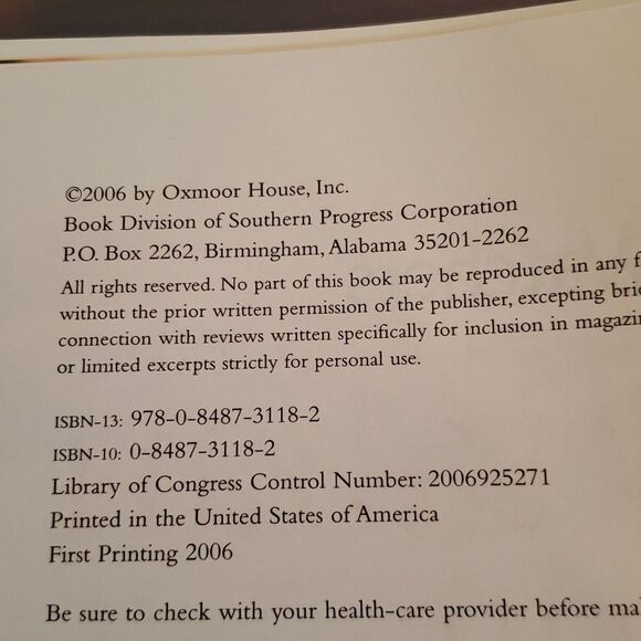 2006 Weight Watchers Quick Italian Favorites Cookbook  - Hardcover - Picture 5 of 8